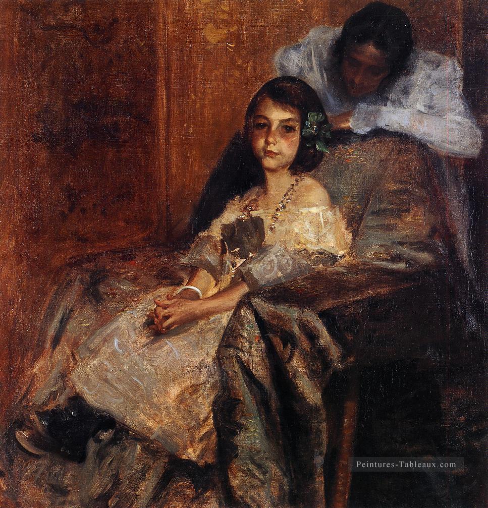 Dorothy et sa soeur William Merritt Chase Peintures à l'huile